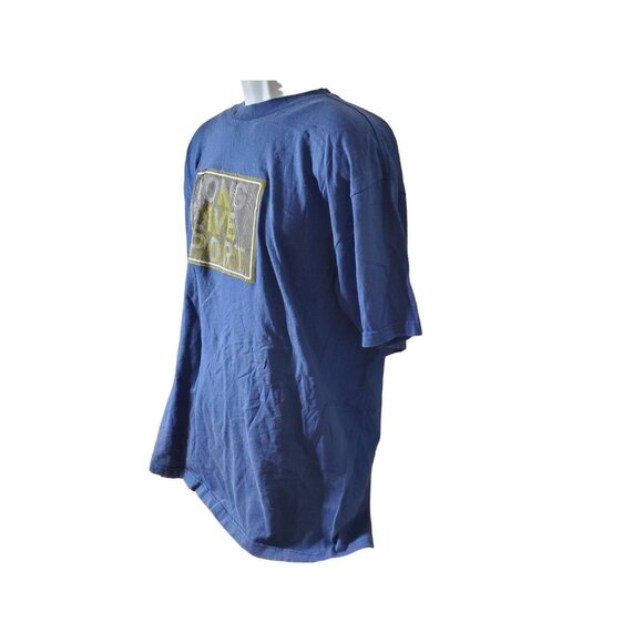 Adidas Blue "Long Live Sport" Graphic T-Shirt L - Picture 7 of 7